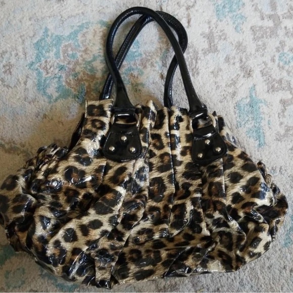 gyaru style large leopard bag - Picture 1 of 6